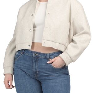 Zara Crop Bomber Jacket
